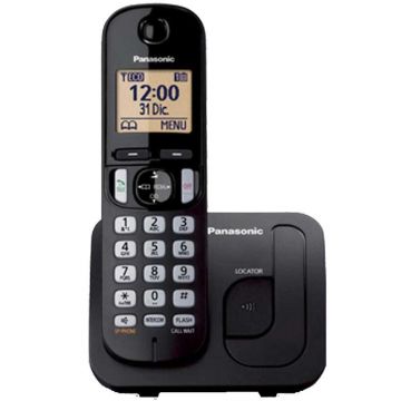 Telefon fara fir DECT Panasonic KX-TGC210FXB, Caller ID, Agenda 50 contacte, Iluminare display, Negru