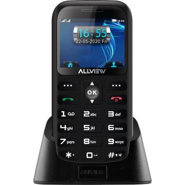 Telefon mobil Allview D3 Senior, 3G, Dual SIM, Negru