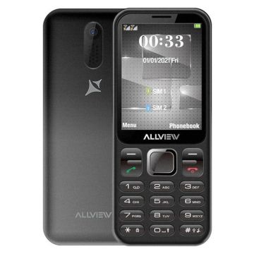 Telefon mobil Allview M20LUNA, 2.8 inch, Dual SIM, Negru