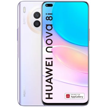 Telefon mobil Huawei Nova 8i, Dual SIM, 6GB RAM, 128GB, 4G, Moonlight Silver