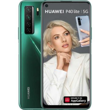 Telefon mobil Huawei P40 Lite 5G, 128GB, 6GB, Dual SIM, Crush Green