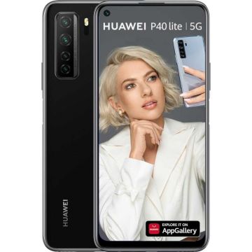 Telefon mobil Huawei P40 Lite 5G, 128GB, 6GB, Dual SIM, Midnight Black