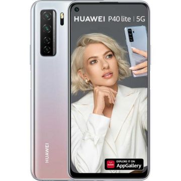 Telefon mobil Huawei P40 Lite 5G, 128GB, 6GB, Dual SIM, Space Silver