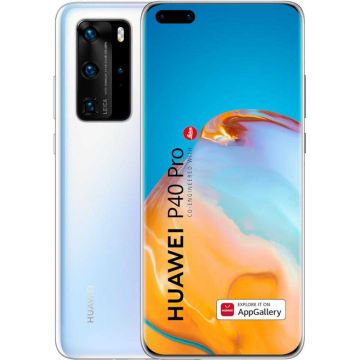 Telefon mobil Huawei P40 Pro, 256GB, 8GB, Dual SIM, Ice White