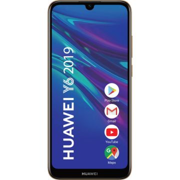 Telefon mobil Huawei Y6 (2019), 32GB, Dual SIM, Amber Brown