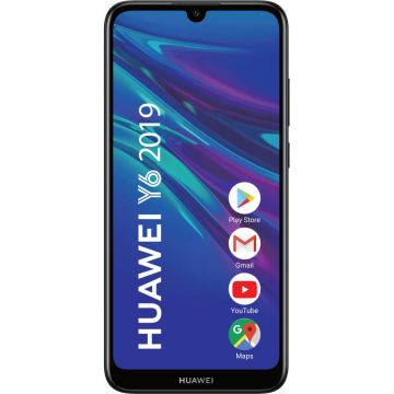Telefon mobil Huawei Y6 (2019), 32GB, Dual SIM, Midnight Black