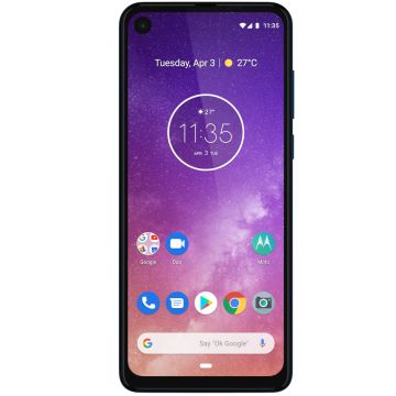 Telefon mobil Motorola Moto One Vision, 128GB, 4GB, Dual SIM, Sapphire Blue