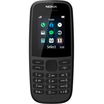 Telefon mobil Nokia 105 (2019), Dual SIM, Negru