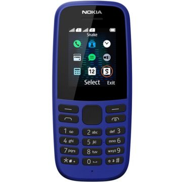 Telefon mobil Nokia 105 (2019), Dual SIM, Albastru