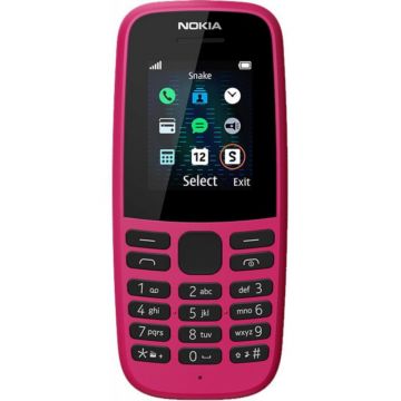 Telefon mobil Nokia 105 (2019), Dual SIM, Roz