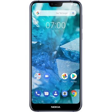 Telefon mobil Nokia 7.1, 32GB, Single SIM, Gloss Midnight Blue