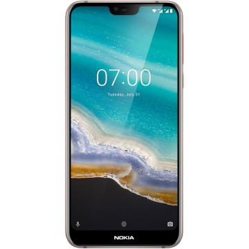 Telefon mobil Nokia 7.1, 64GB, 4GB, Dual SIM, Gloss Steel