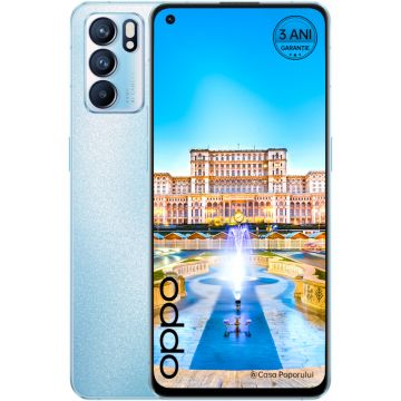 Telefon mobil OPPO Reno 6 5G, 128GB, 8GB RAM, Dual SIM, Blue