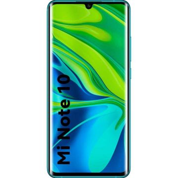 Telefon mobil Xiaomi Mi Note 10, 128GB, 6GB, 5 camere, 108 MPx, 5260mAh, Dual SIM, Aurora Green