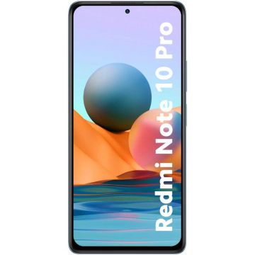 Telefon mobil Xiaomi Redmi Note 10 Pro, 64GB, 6GB, Dual SIM, Glaciar Blue