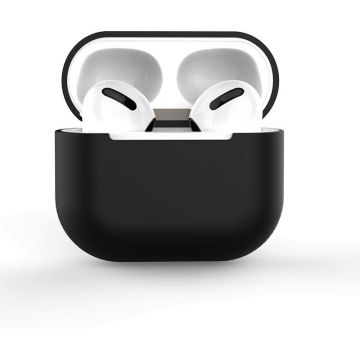 Casca de Telefon Carcasa Silicone Soft Case C compatibila cu Apple AirPods 1/2 Black