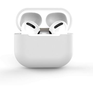 Casca de Telefon Carcasa Silicone Soft Case C compatibila cu Apple AirPods 1/2 White