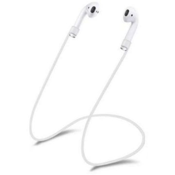 Casca de Telefon Strap compatibil cu Apple AirPods White