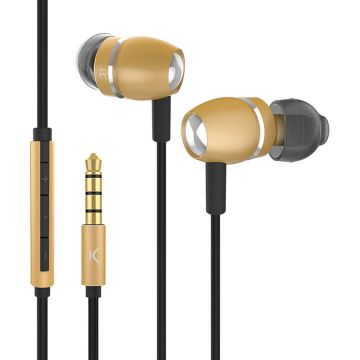 Casti Telefon Go&Play Air Jack 3.5 mm Auriu