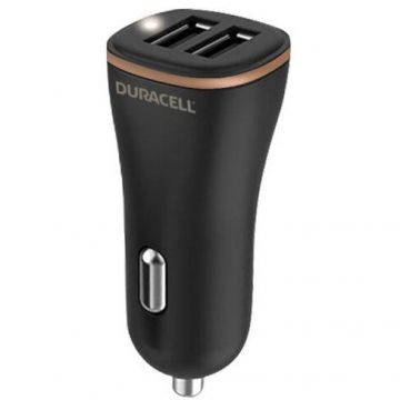 Incarcator Auto Dual USB-A  QC 27W Negru