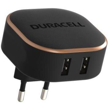 Incarcator Dual USB-A 24W Negru