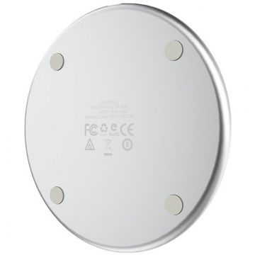 Incarcator Wireless BQ3 5W/7.5W/10W Argintiu