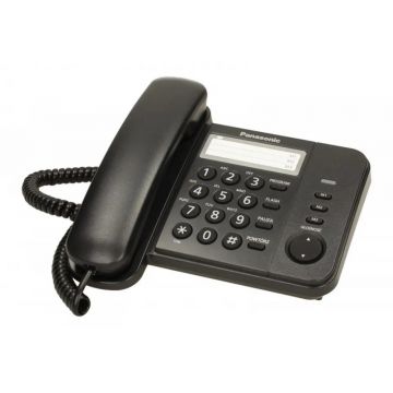 Telefon Fix Panasonic KX-TS520FXB, negru