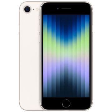 Telefon mobil Apple iPhone SE (gen3), 128GB, Starlight