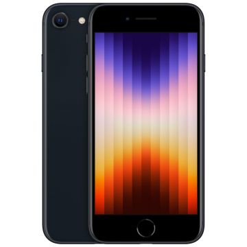 Telefon mobil Apple iPhone SE (gen3), 256GB, Midnight