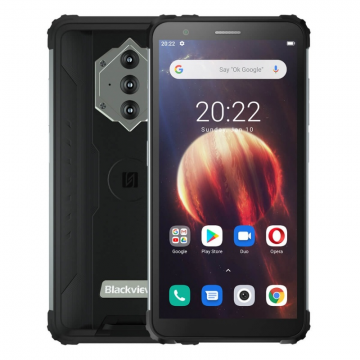 Telefon mobil Blackview BV6600, 64GB, 4GB RAM, Dual SIM, Negru