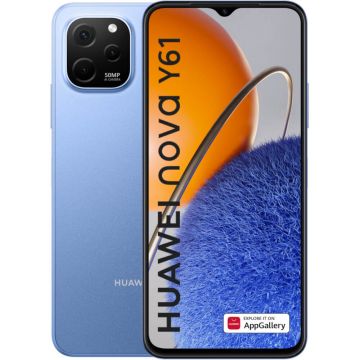 Telefon mobil Huawei nova Y61, 64 GB, 4 GB RAM, Sapphire Blue
