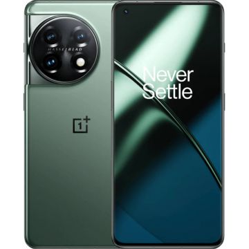 Telefon mobil OnePlus 11 5G, 256GB, 16GB, Eternal Green