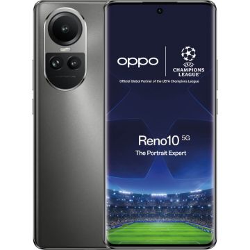 Telefon mobil OPPO Reno10 5G, 256GB, 8GB RAM, Dual SIM, Silvery Grey