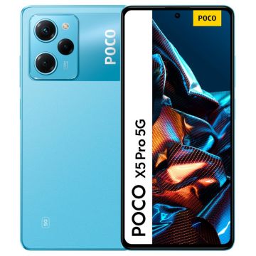 Telefon mobil Poco X5 Pro, 256GB, 8GB RAM, Dual SIM, 5G, Blue