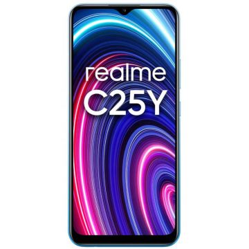 Telefon mobil Realme C25Y, 4GB RAM, 128GB, Dual SIM, Glacier Blue