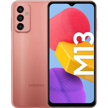 Telefon mobil Samsung Galaxy M13 4G, 128GB, 4GB RAM, Dual SIM, Orange Cooper