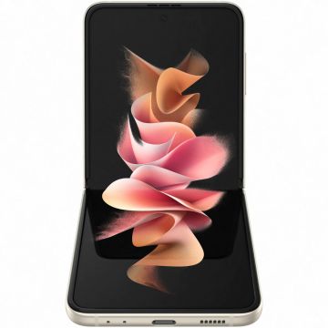 Telefon mobil Samsung Galaxy Z Flip3, 5G, 256GB, 8G RAM, Dual SIM, Cream
