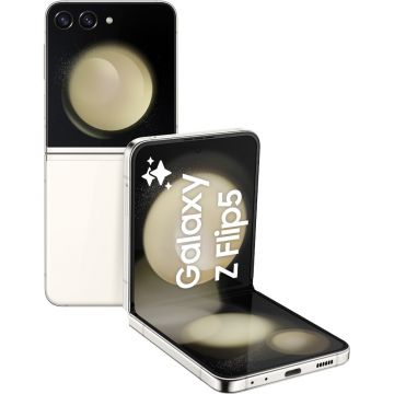 Telefon mobil Samsung Galaxy Z Flip5 5G, 256GB, 8GB RAM, Cream