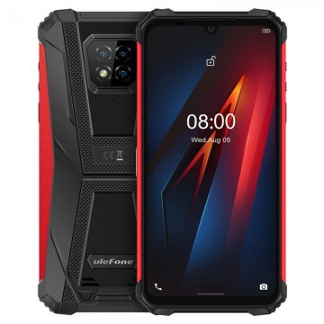 Telefon mobil Ulefone Armor 8, 64GB, 4GB RAM, Dual SIM, Negru/Rosu