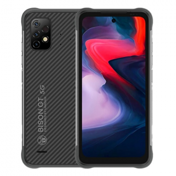 Telefon mobil UMIDIGI Bison GT2, 128GB, 8GB RAM, Dual SIM, 5G, Negru/Gri