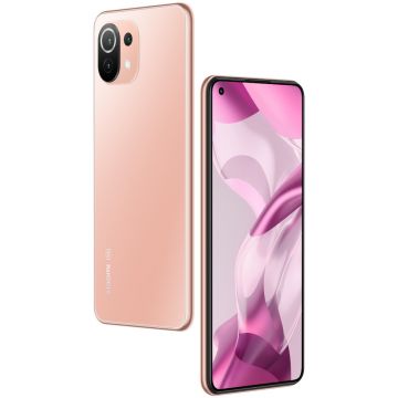 Telefon mobil Xiaomi 11 Lite NE, 5G, Dual SIM, 128 GB, 8GB RAM, Peach Pink