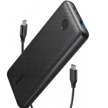Baterie Externa Essential 20000 mAh PowerDelivery PowerIQ USB-C USB-A Negru