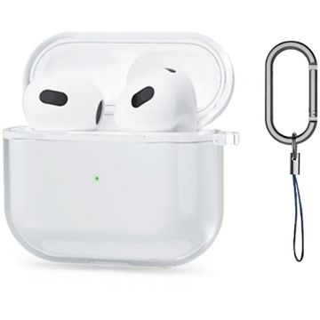 Casca de Telefon Flexair compatibila cu Apple AirPods 3 Clear