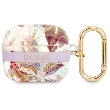 Casca de Telefon GUA3HHFLU Flower Strap compatibila cu Apple AirPods 3 Mov