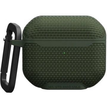 Casca de Telefon Metropolis compatibila cu Apple AirPods 3 Olive