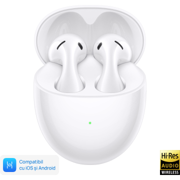 Casti Wireless 55036456 FreeBuds 5 Honey-T10 Ceramic White