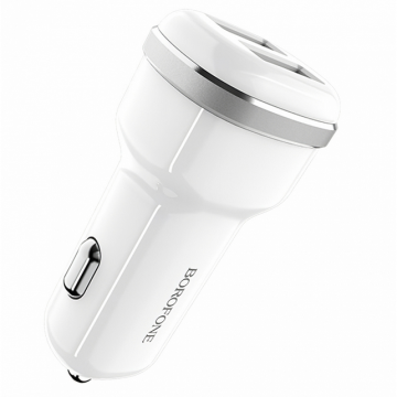 Incarcator Auto BZ13 Extreme 2x USB Alb