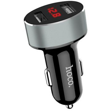 Incarcator Auto Digital Dual USB Z26 Negru