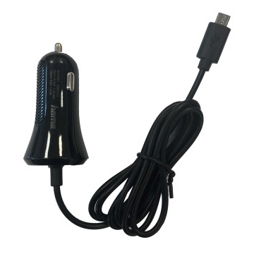 Incarcator auto Micro-USB 2.4A Negru