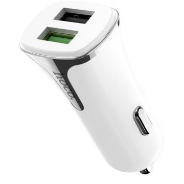 Incarcator Auto Z31 2xUsb 2.4A Alb